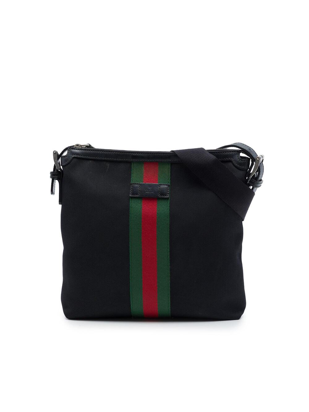 Gucci Web Messenger Bag Techno Canvas #366767G59B